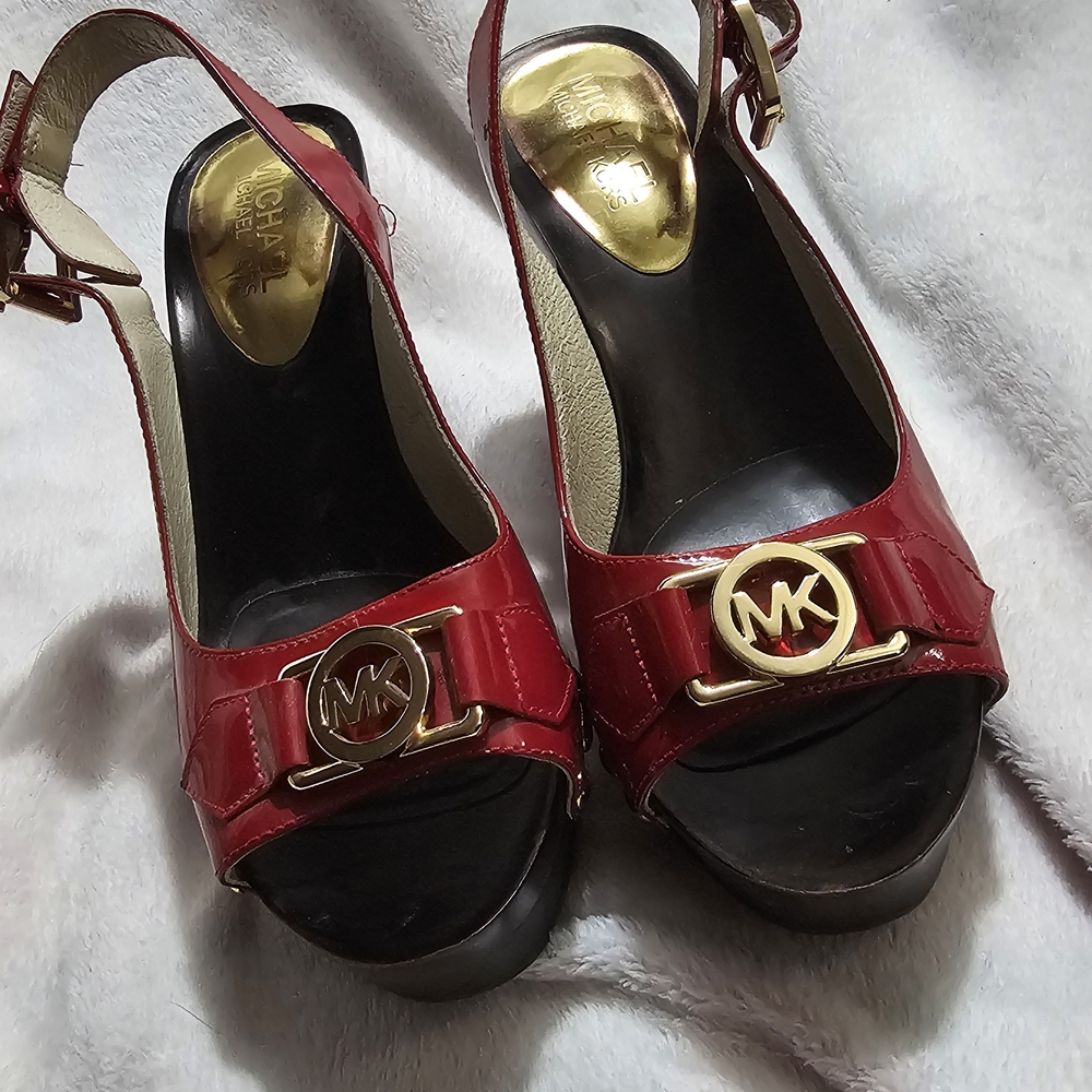 Michael Kors Red Women's Sandals